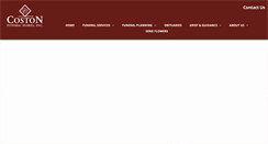 Desktop Screenshot of costonfuneralhome.com