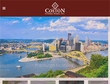 Tablet Screenshot of costonfuneralhome.com